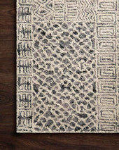 Loloi Peregrine PER-06 Charcoal Area Rug Corner Loloi Peregrine PER-06 Charcoal Area Rug Corner