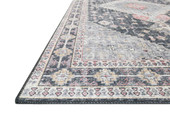 Loloi II Skye SKY-02 Charcoal/Multi Area Rug Angle Loloi II Skye SKY-02 Charcoal/Multi Area Rug Angle