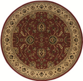 Ariana 130/8 Red Round Area Rug by Oriental Weavers
