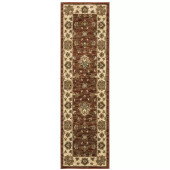Ariana 623V Red Runner Area Rug by Oriental Weavers Runner