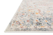 Loloi Clara CLA-04 Lt. Grey/Multi Area Rug Angle Loloi Clara CLA-04 Lt. Grey/Multi Area Rug Angle