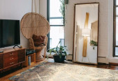 Loloi Mika MIK-02 Ivory/Mediterranean Area Rug Room Scene Loloi Mika MIK-02 Ivory/Mediterranean Area Rug Room Scene