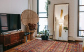 Loloi Mika MIK-09 Red/Multi Area Rug Room Scene Loloi Mika MIK-09 Red/Multi Area Rug Room Scene