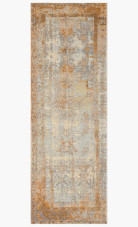 Loloi Mika MIK-11 Antique Ivory/Copper Runner Area Rug Loloi Mika MIK-11 Antique Ivory/Copper Runner Area Rug