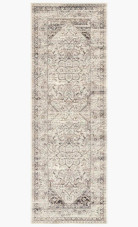 Loloi Mika MIK-12 Stone/Ivory Runner Area Rug Loloi Mika MIK-12 Stone/Ivory Runner Area Rug