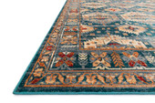 Loloi II Isadora ISA-06 Lagoon/Multi Area Rug Angle Loloi II Isadora ISA-06 Lagoon/Multi Area Rug Angle