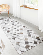 Loloi II Maddox MAD-02 Grey/Mocha Runner Area Rug Room Scene Loloi II Maddox MAD-02 Grey/Mocha Runner Area Rug Room Scene