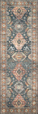 Loloi II Skye SKY-10 Sea/Rust Runner Area Rug Loloi II Skye SKY-10 Sea/Rust Runner Area Rug