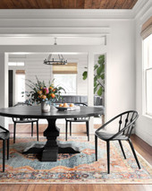 Graham GRA-02 Blue/Sunrise Area Rug - Magnolia Home by Joanna Gaines Room Scene Graham GRA-02 Blue/Sunrise Area Rug - Magnolia Home by Joanna Gaines Room Scene