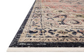 Graham GRA-06 Coral/Navy Area Rug - Magnolia Home by Joanna Gaines Corner Graham GRA-06 Coral/Navy Area Rug - Magnolia Home by Joanna Gaines Corner