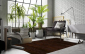Oriental Weavers Fusion 27203 Cocoa Area Rug Room Scene Oriental Weavers Fusion 27203 Cocoa Area Rug Room Scene