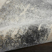 Nourison Fusion FSS16 Cream/Grey Area Rug Texture Nourison Fusion FSS16 Cream/Grey Area Rug Texture