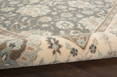 Nourison Living Treasures LI16 Grey/Ivory Area Rug Texture Nourison Living Treasures LI16 Grey/Ivory Area Rug Texture