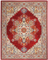 Nourison Majestic MST05 Red Area Rug Nourison Majestic MST05 Red Area Rug