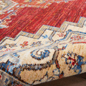 Nourison Majestic MST05 Red Area Rug Texture Nourison Majestic MST05 Red Area Rug Texture