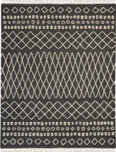 Nourison Moroccan Shag MRS02 Charcoal Area Rug Nourison Moroccan Shag MRS02 Charcoal Area Rug