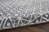 Nourison Palermo PMR02 Charcoal/Silver Area Rug Texture Nourison Palermo PMR02 Charcoal/Silver Area Rug Texture