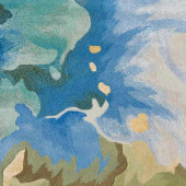 Nourison Prismatic PRS16 Seafoam Area Rug Swatch Nourison Prismatic PRS16 Seafoam Area Rug Swatch