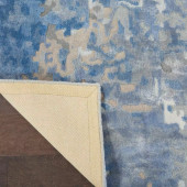 Nourison Prismatic PRS17 Denim Area Rug Backing