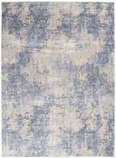 Nourison Silky Textures SLY01 Ivory/Blue Area Rug Nourison Silky Textures SLY01 Ivory/Blue Area Rug