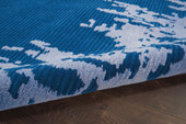 Nourison Symmetry SMM02 Navy Blue Area Rug Texture Nourison Symmetry SMM02 Navy Blue Area Rug Texture