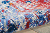 Nourison Twilight TWI25 Red/Blue Area Rug Texture