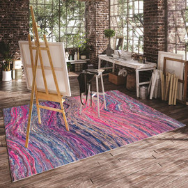 Tayse Soho Shag Benji SOH1101 Gray Area Rug - Carpetmart.com - Carpet Mart