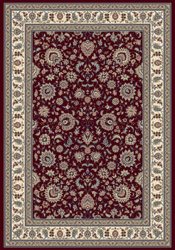 DaVinci Kashan 14 Red Area Rug