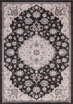 Concord Global Ocean Marrakech Silver Shag Rug 3' 3 x 4' 7