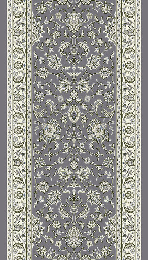 Nubrisa DaVinci Kashan 56 Charcoal 2'2