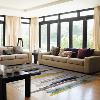 Dynamic Rugs Unique 4051-199 Cream Multi Area Rug - Carpetmart.com