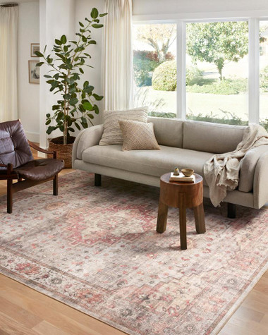 Loloi II Heidi HEI-02 Dove Spice Rug - Carpet & Tile Mart
