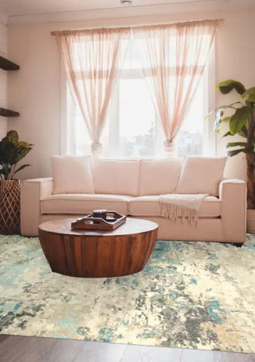 Kas Roxy 2811 Blue Landscape Area Rug | Carpetmart.com - Carpet