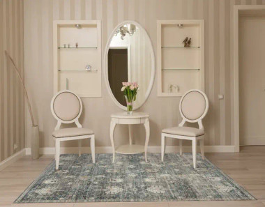 Loloi Bonney BNY-03 Lagoon Ivory Area Rug - Carpet & Tile Mart