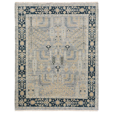 Oriental Weavers Majorca MAJ04 Grey Blue Area Rug | Carpetmart.com