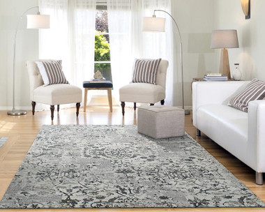 Dynamic Rug Quartz 25010-190 Light Grey Area Rug - Carpet & Tile Mart