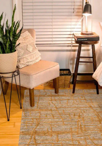 Merrythought レア LOOPY GOLLY 5ジョイントゴリー Loloi Juneau JY-05 Natural/Gold Area Rug - Carpet & Tile Mart