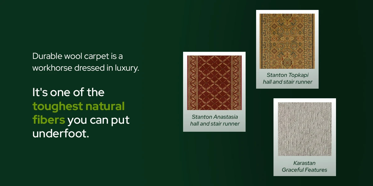 durable wool carpet