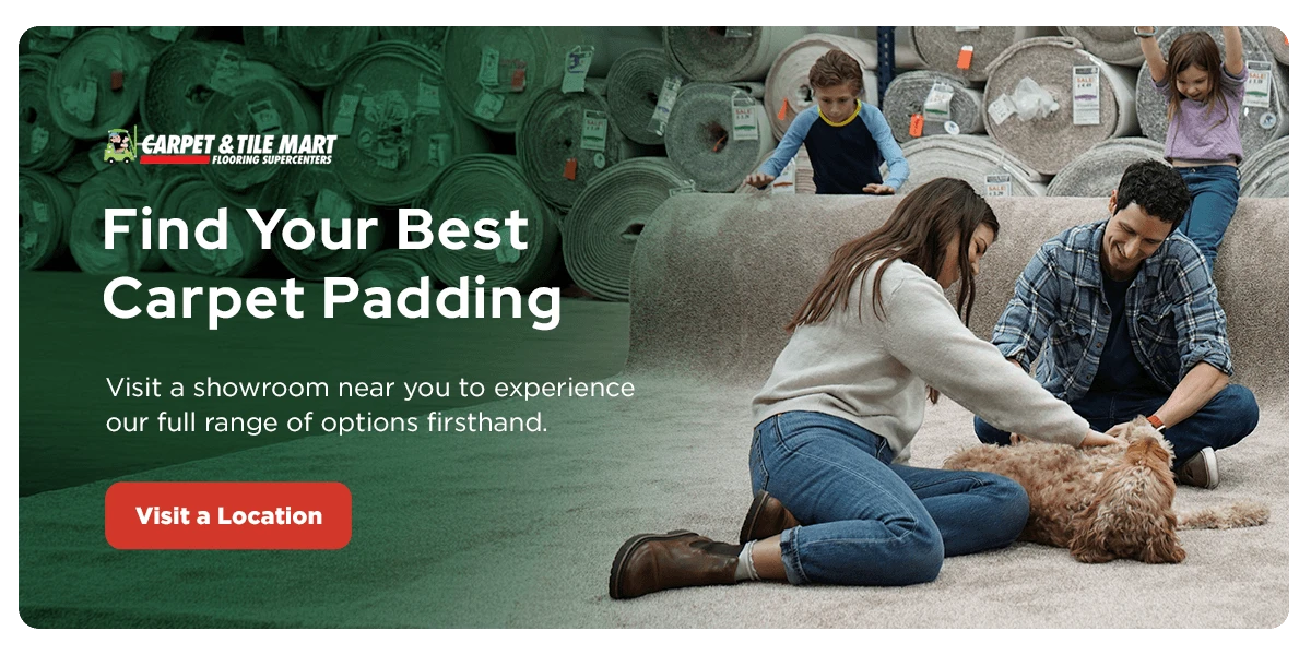 find your best carpet padding