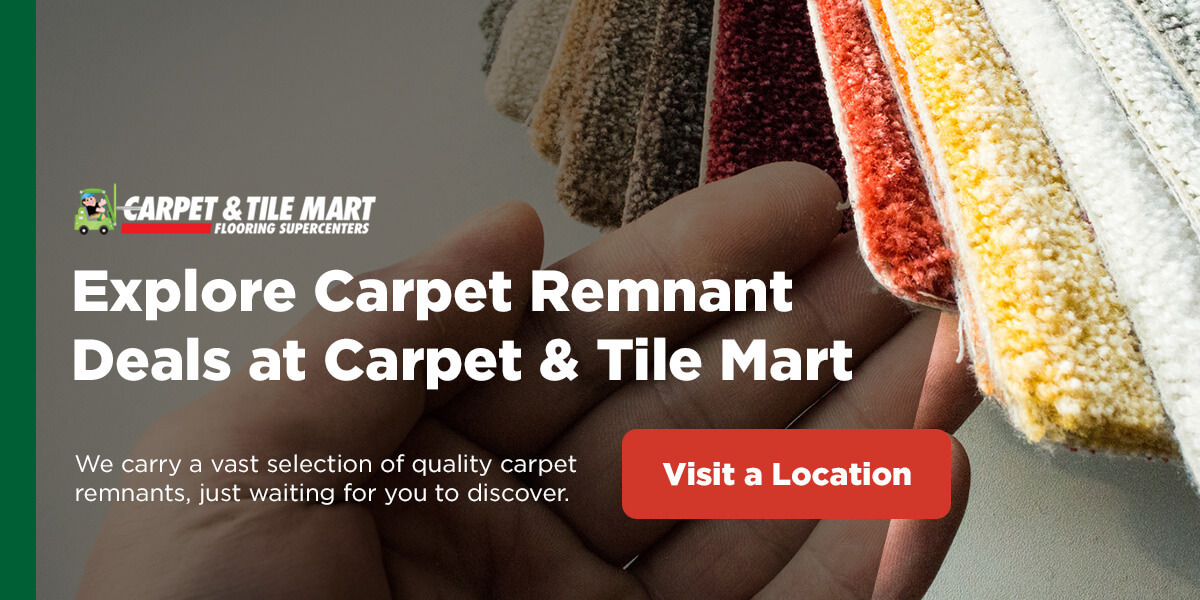explore carpet remnant deals at Carpet & Tile Mart