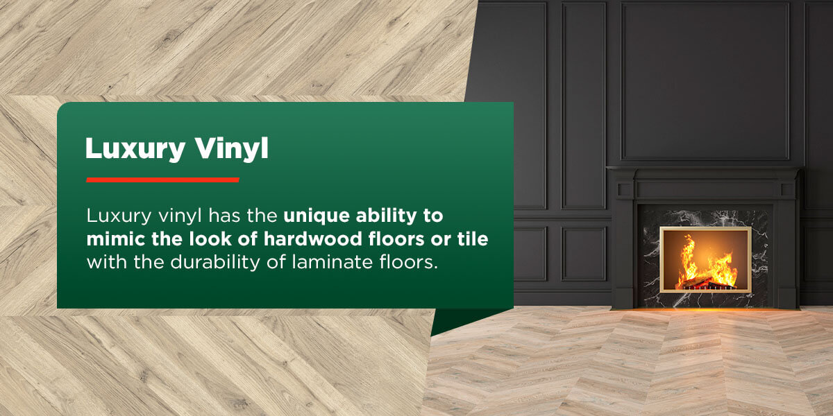 luxury vinyl mimic hardwood floors