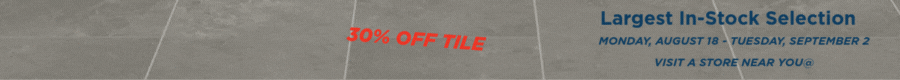 Labor Day Sale - Tile