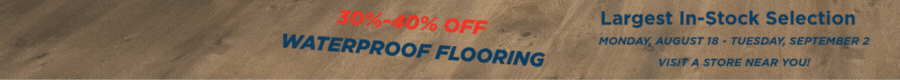 Labor Day Sale - Waterproof Flooring