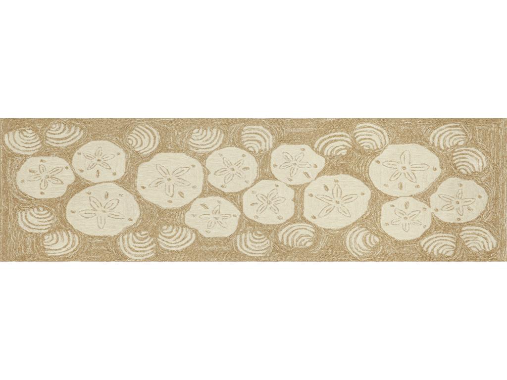 Liora Manne Frontporch 1408/22 Shell Toss Ivory/Cream Area Rug