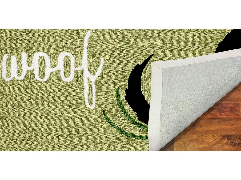 Liora Manne Frontporch 1429/06 Woof Green Area Rug Backing