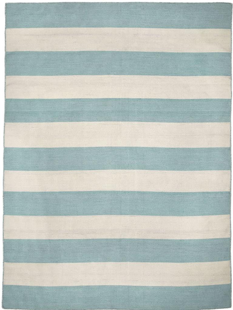 Liora Manne Sorrento 6302-93 Rugby Stripe Water Area Rug