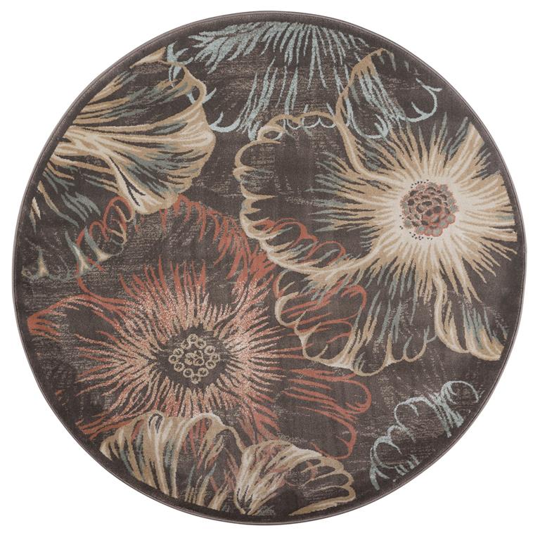 Radici Garda 3809 Brown Round Area Rug