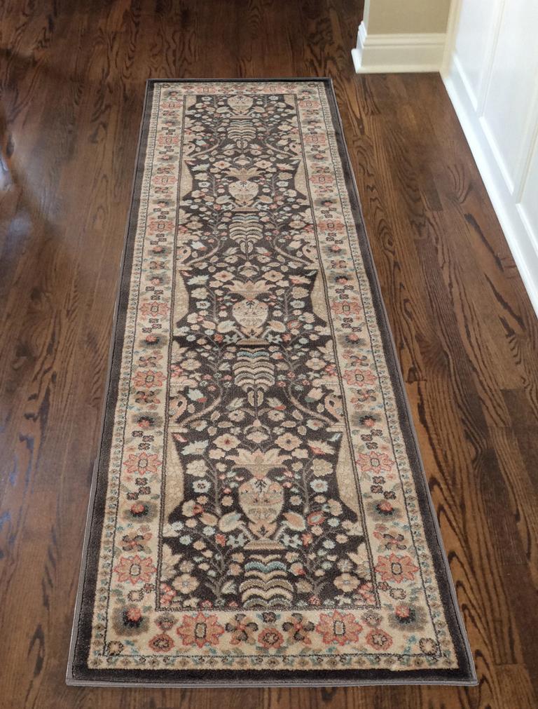 Radici Garda 3812 Brown Runner Area Rug Room Scene