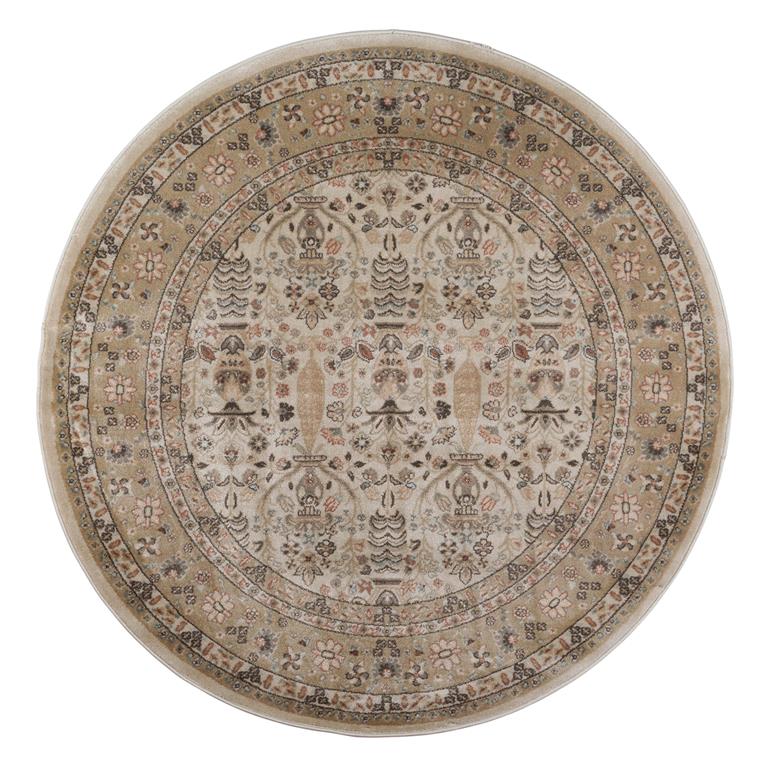 Radici Garda 3812 Cream Round Area Rug