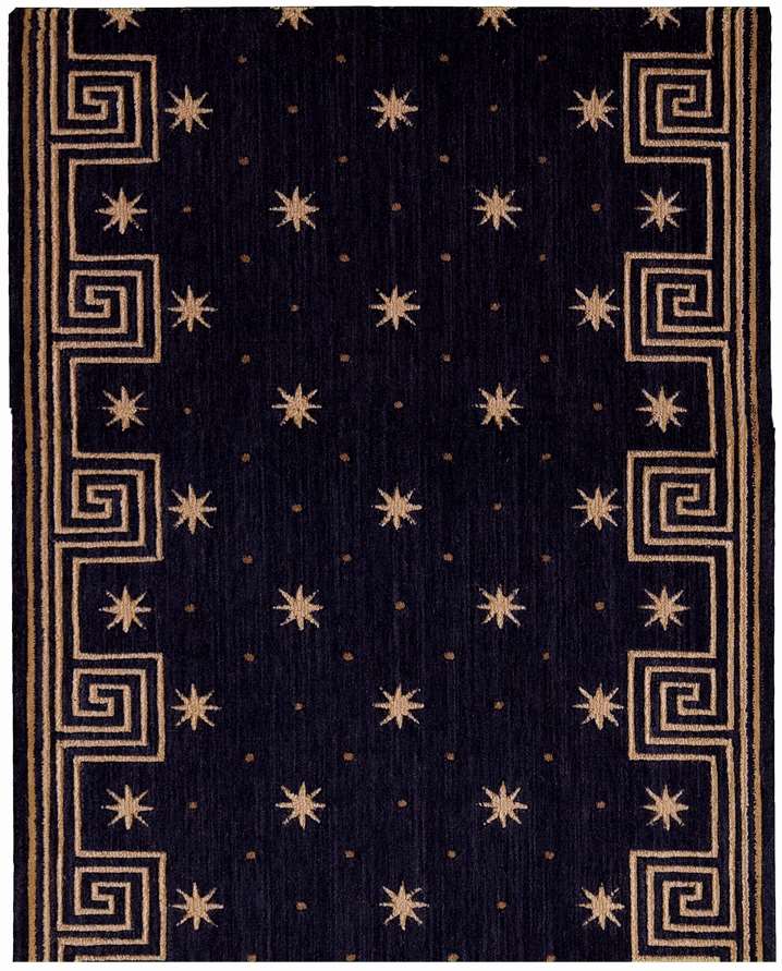 Nourison Cosmopolitan C95R R59 Celestial Midnight 3'0" Wide Hall and Stair Runner